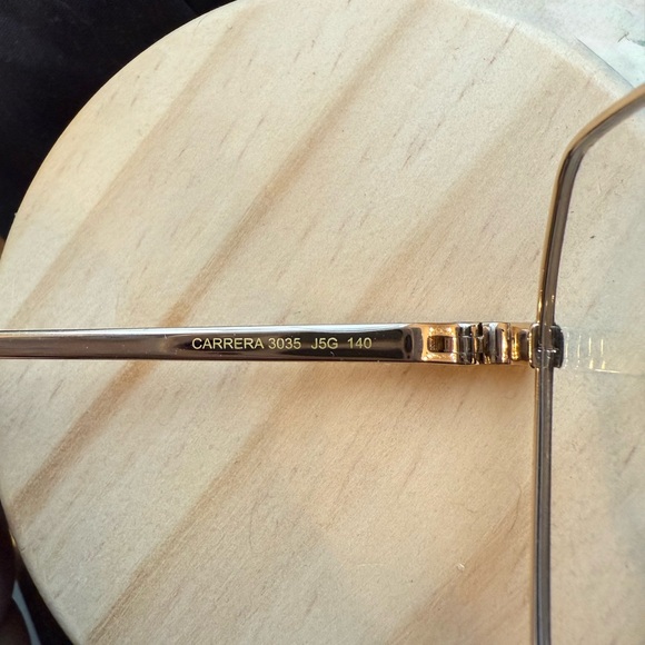 Carrera Eyewear Gold Frame with Case - Picture 3 of 5